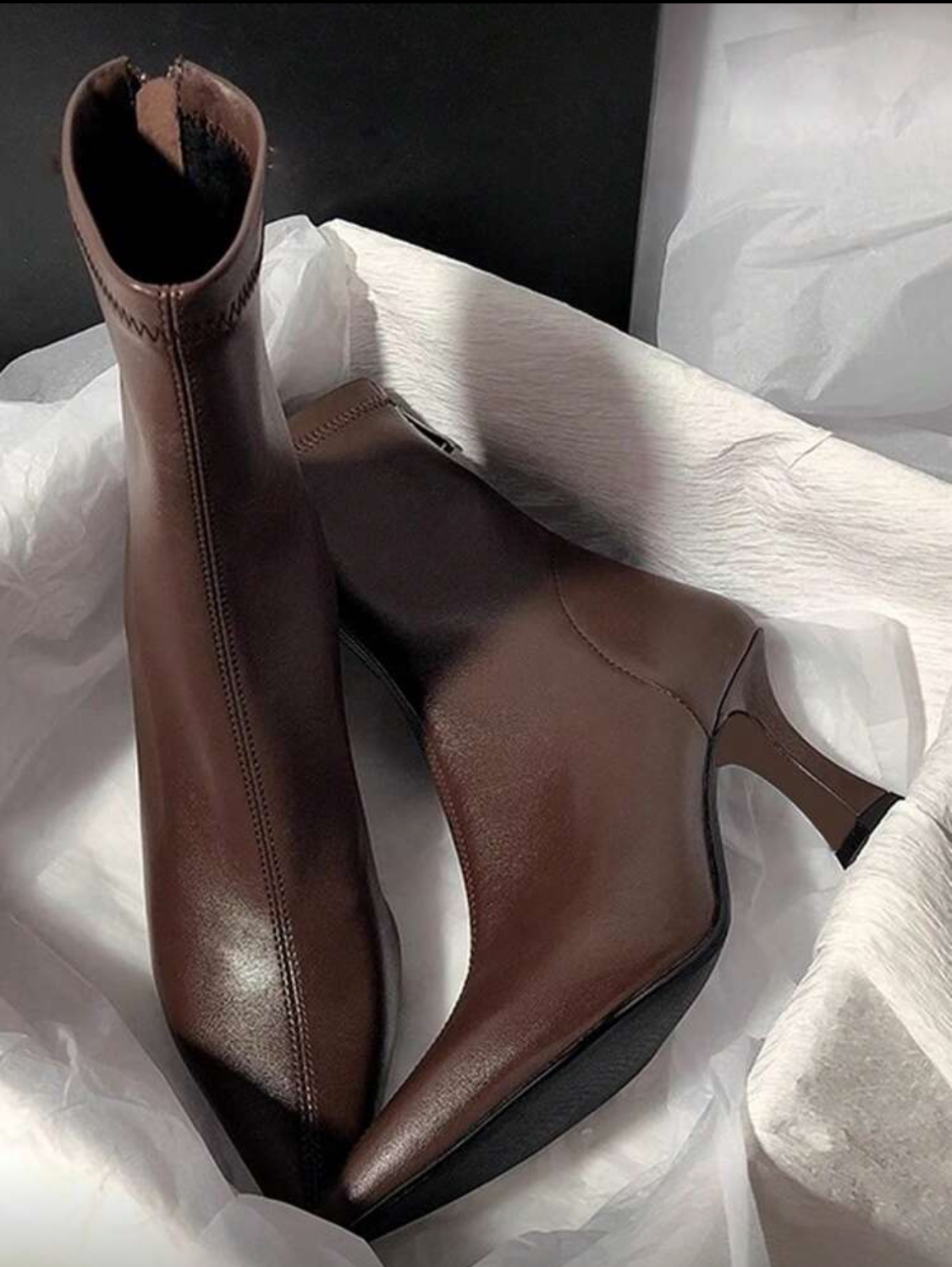 بوت زنانه.نیمبوت زنانه.بوت پاشنه دار. بوت چرمبوت شیک