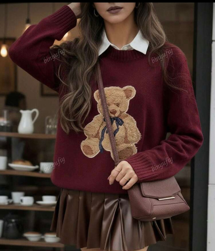 پلیور زنانه. بافت زنانه