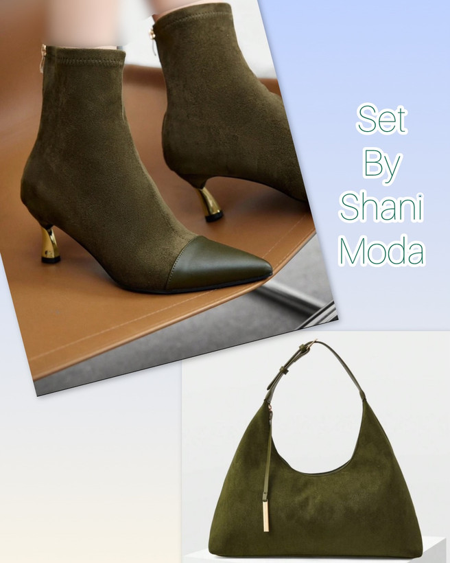 کیف و کفش زنانه. ست کیف و کفش زنانه. بوت زنانه