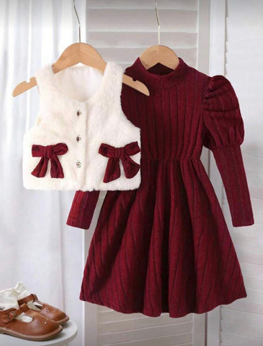 ست دخترانه. ست بچگانه. پیراهن دخترانه. وست دخترانه