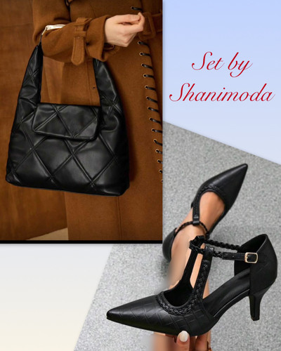 ست کیف و کفش. ست کیفوکفش رنانه. کیفوکفش زنانه. کیف شیک زنانه. کفش پاشنه دار زنانه