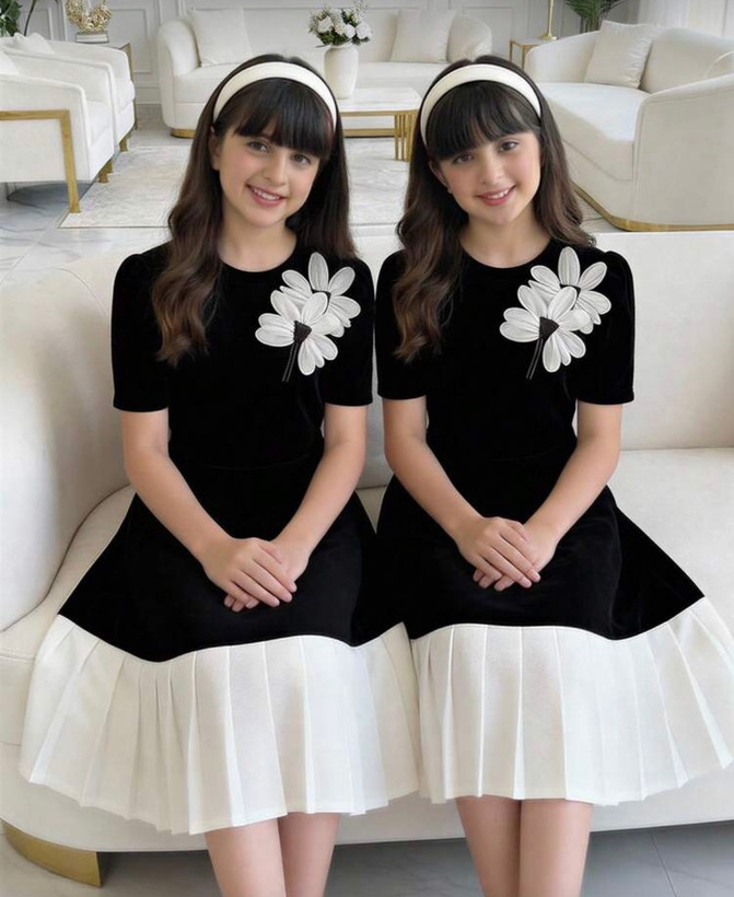 پیراهن بچگانه. پیراهن دخترانه. پیراهن دخترانه شیک.