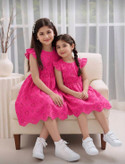 پیراهن دخترانه برند shein مدل قلبی
