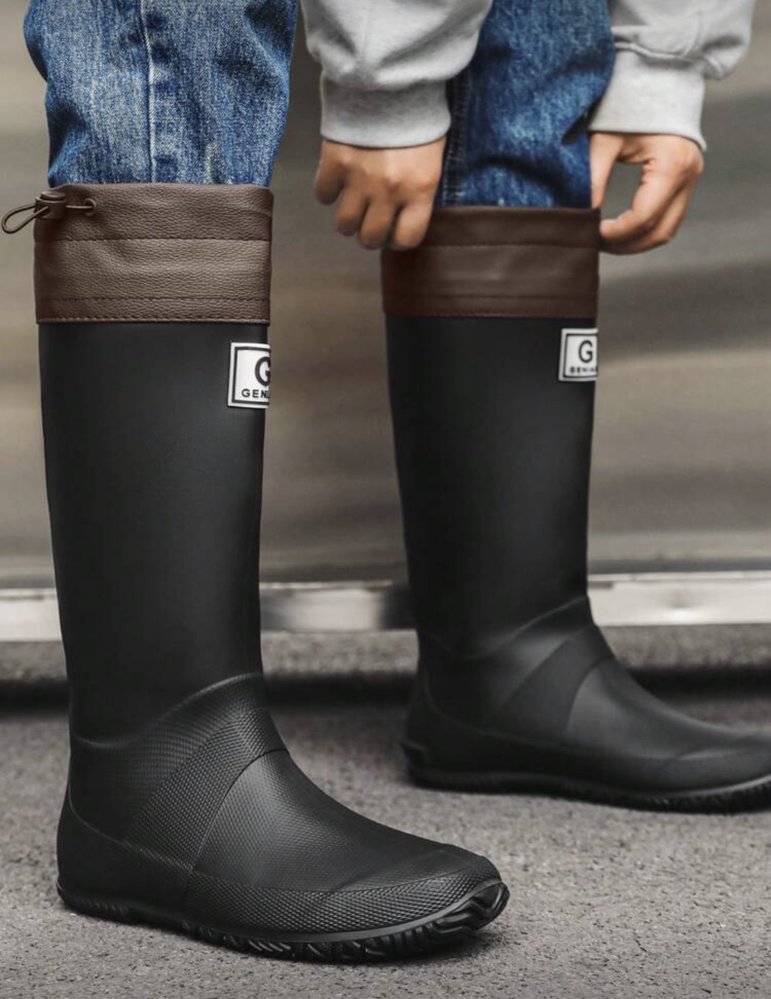 رین بوت rain boot زنانه برند shein مدل فلت