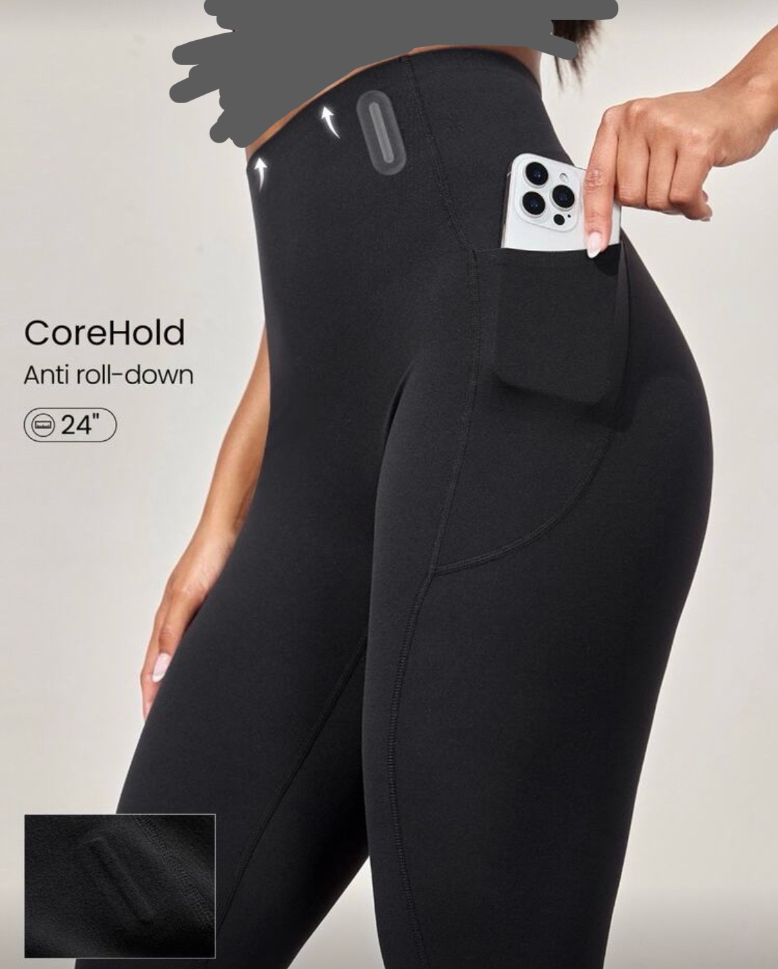 لگ ورزشی زنانه برند glowmode مدل tummy control